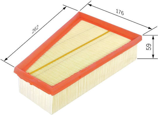 Bosch Car Air Filter for Mercedes-Benz B Class / CLA Class / GLA