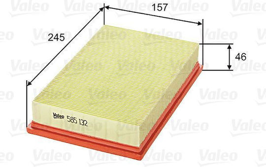 Valeo Φίλτρο Αέρα Αυτοκινήτου Universal