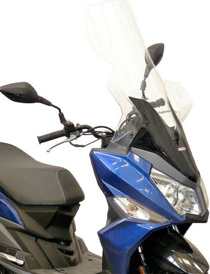 Fabbri Motorcycle Windshield & Windscreen Transparent Visor Sym Jet 14 125-200 2017-2022 3235/E-X