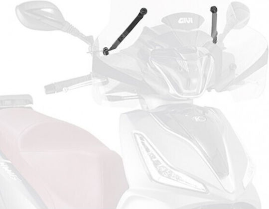 Givi Κιτ Τοποθέτησης Ζελατίνας Μοτοσυκλέτας για Kymco Agility A6119A