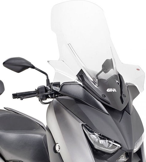 Givi Motorcycle Windshield & Windscreen Transparent Visor for Yamaha X-MAX 125/300/400 2017-2019 D2136ST
