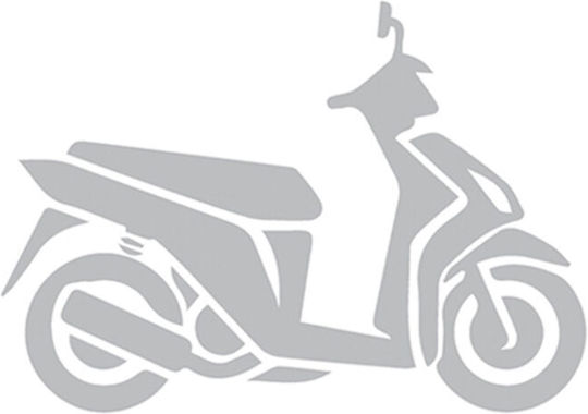 Kappa Moto Φιμέ Ζελατίνα Μοτοσυκλέτας για Yamaha X-MAX KD2167B