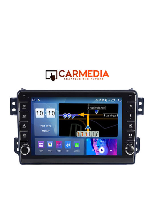 Carmedia Car Audio System for Opel Agila Suzuki Splash 2008 (Bluetooth/USB/WiFi/GPS/Apple-Carplay/Android-Auto) with Touch Screen 9"