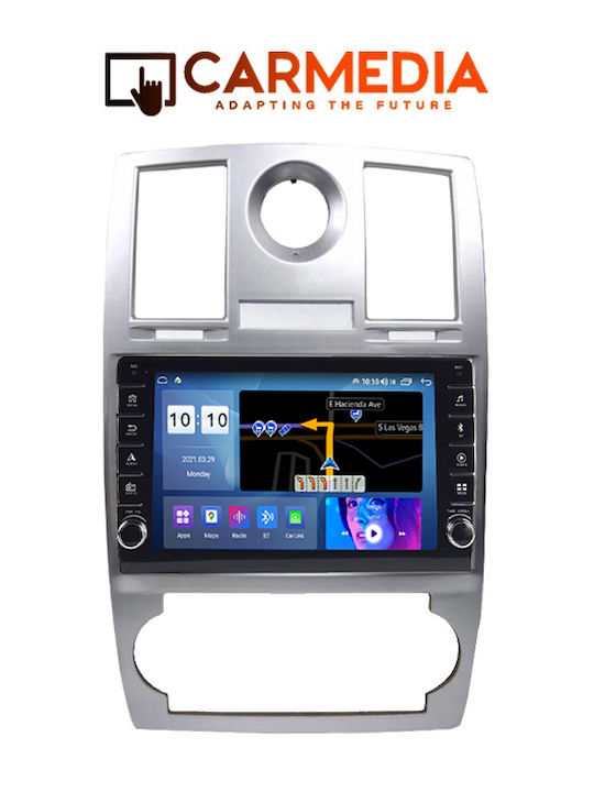 Carmedia Car Audio System Chrysler 300C 2005-2010 (Bluetooth/USB/WiFi/GPS/Apple-Carplay/Android-Auto) with Touch Screen 9"