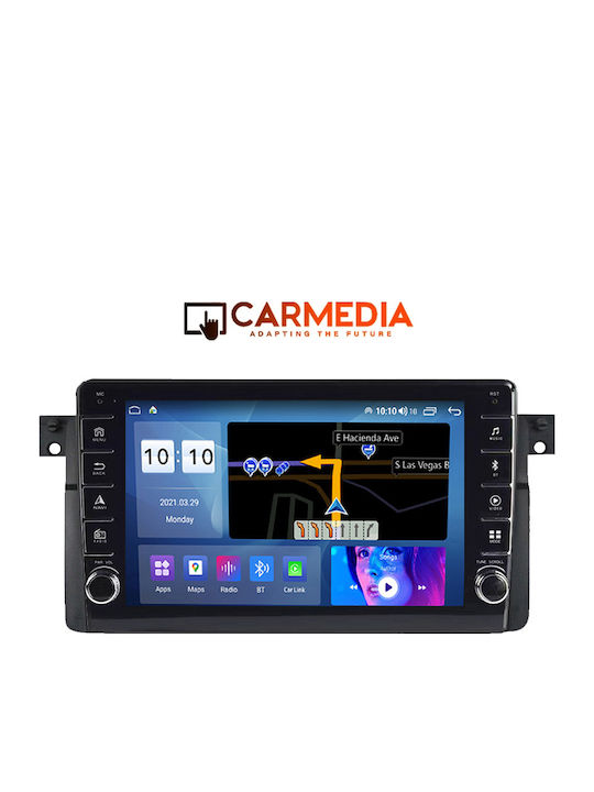 Carmedia Car Audio System for BMW Series 3 (E46) 1998-2005 (Bluetooth/USB/WiFi/GPS/Apple-Carplay/Android-Auto) with Touch Screen 9"