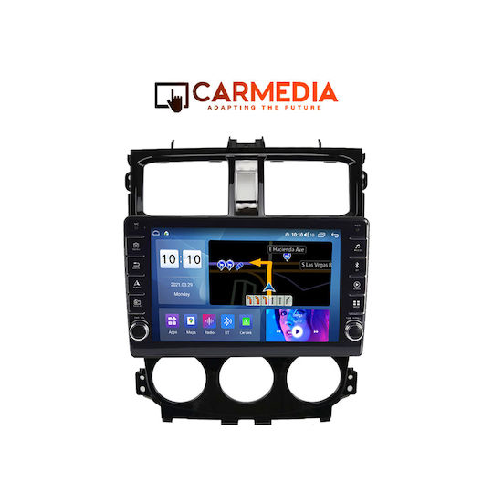 Carmedia Car Audio System for Mitsubishi Colt 2013-2023 (Bluetooth/USB/WiFi/GPS/Apple-Carplay/Android-Auto) with Touch Screen 9"