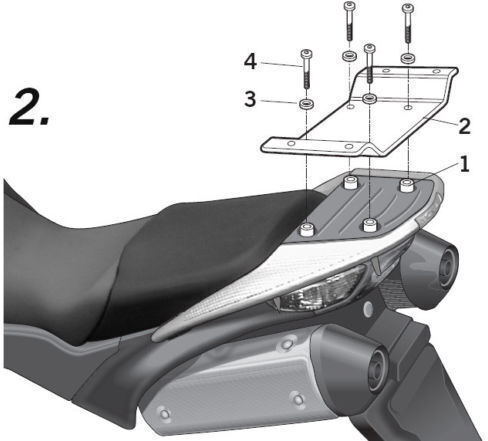 Shad Gehäuse-Halterungen für Honda VFR