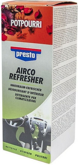 Presto Σπρέι Καθαρισμού για Air Condition Αυτοκινήτου με Άρωμα Λουλουδιών 150ml