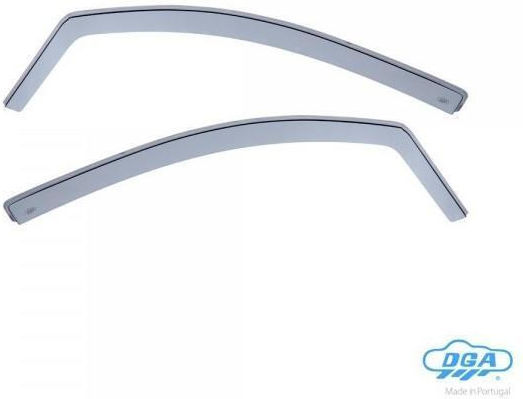 DGA Set of Windbreakers Front Car Dark Fime for Peugeot 108 Toyota Aygo Citroen C1 2pcs