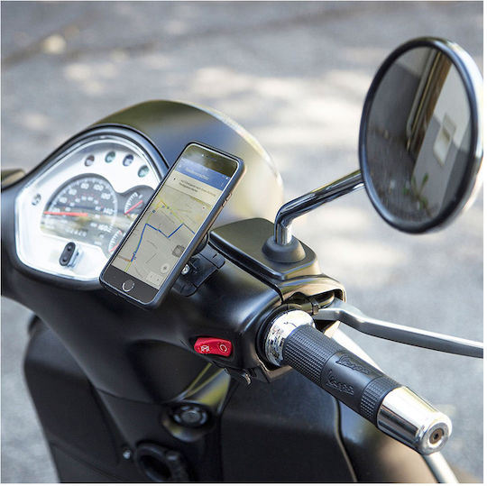 SP Connect Adhesive Mount Pro Motorcycle Cellphone Stand Mounting Type with Clip for Steering Wheel