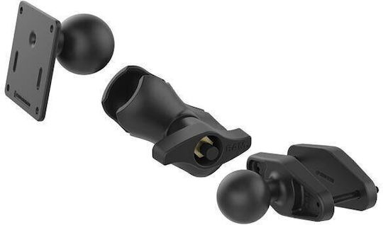 Ram Mounts Ram 4" Quadratische Pfostenklemme Halterung 75x75mm Vesa Platte