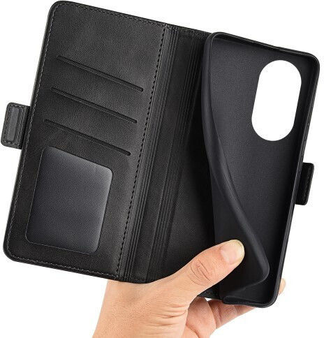 Θήκη Wallet Double Buckle Motorola Moto Edge X30 Edge X30 Pro Edge 30 Pro Black