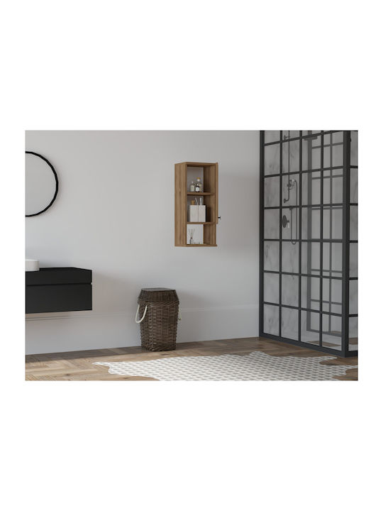 Ντουλάπι Τοίχου Mis Walnut 30x21.8x71εκ.