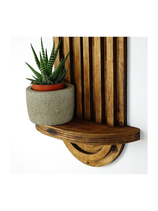 Wandregal Royal Oak Unicutil Walnuss 20x9x40cm