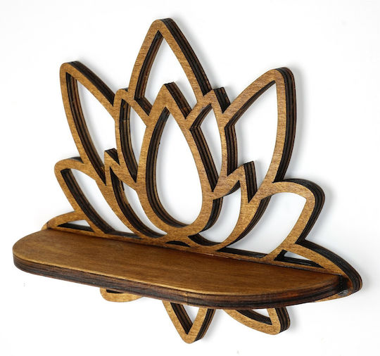 Wandregal 33x10x26cm Walnut Wandregal 33x10x26cm Walnut