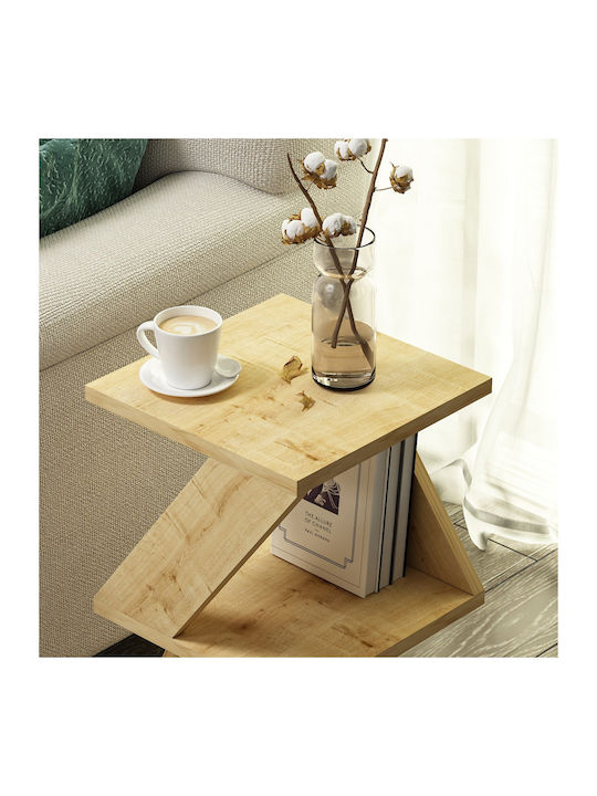 Rectangular Side Table Albeni Wooden Sapphire L30xW30xH50cm.