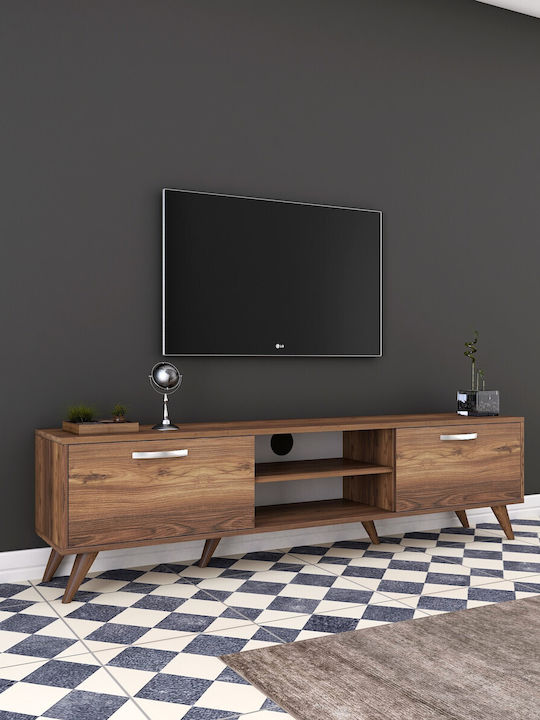 TV Stand Walnut L180xD35xH48.6cm