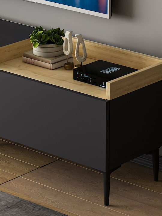 TV-Ständer Anthracite M160xP37xH48cm