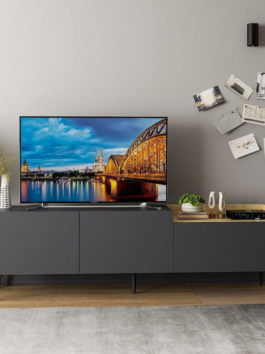 TV-Ständer Anthracite M160xP37xH48cm