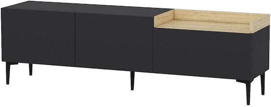 Hanah Home TV Stand Anthracite M160xD37xH48cm