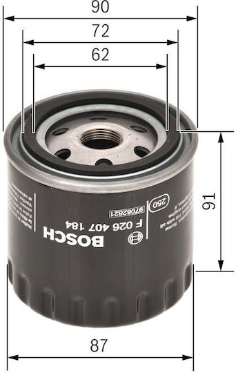 Bosch Autoölfilter Für Renault / Infiniti / Nissan / Suzuki