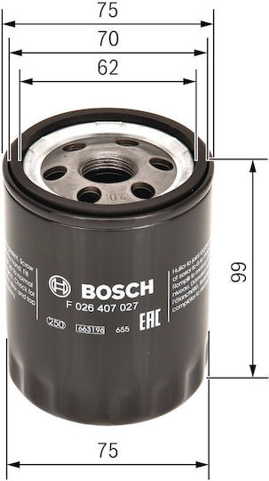 Bosch Car Oil Filter for Mitsubishi Colt