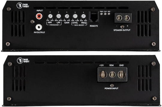 Bass Habit Car Audio Amplifier 1 Channel (D Class)