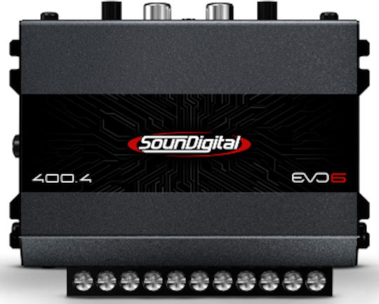 SounDigital Car Audio Amplifier Sd400.4 Evo6 4 Channels (A Class)