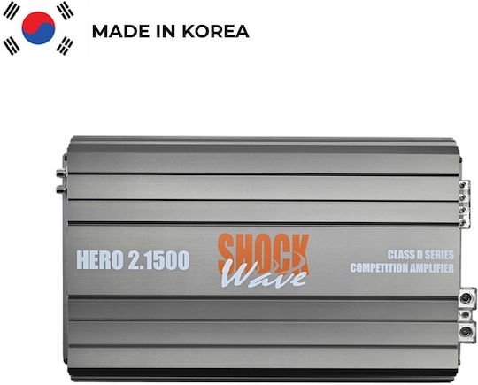Cadence Car Audio Amplifier ShockWave Hero 2 2 Channels (D Class)