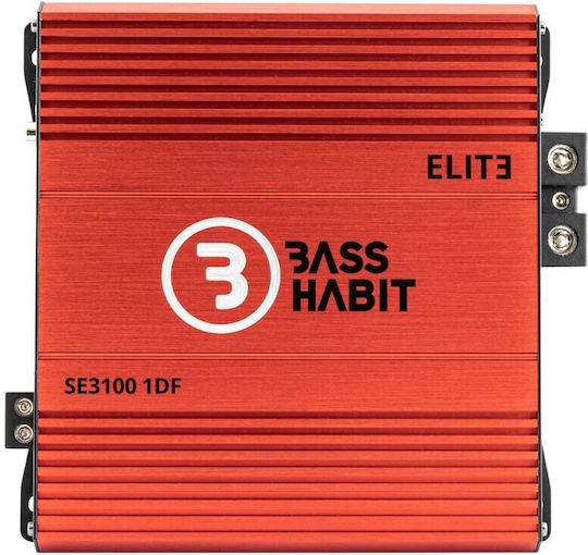Bass Habit Ενισχυτής Αυτοκινήτου 1 Καναλιού (Κλάση D)