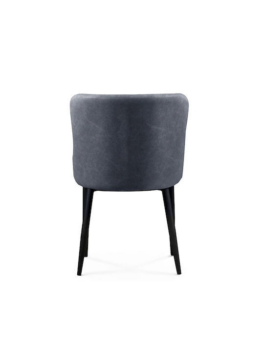 Lion Dining Room Fabric Chair Grey 48x55x50cm