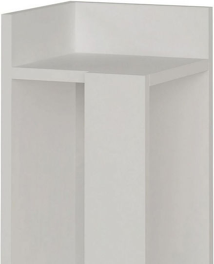 Κομοδίνο Elos Ξύλινο Λευκό 60x25x60cm