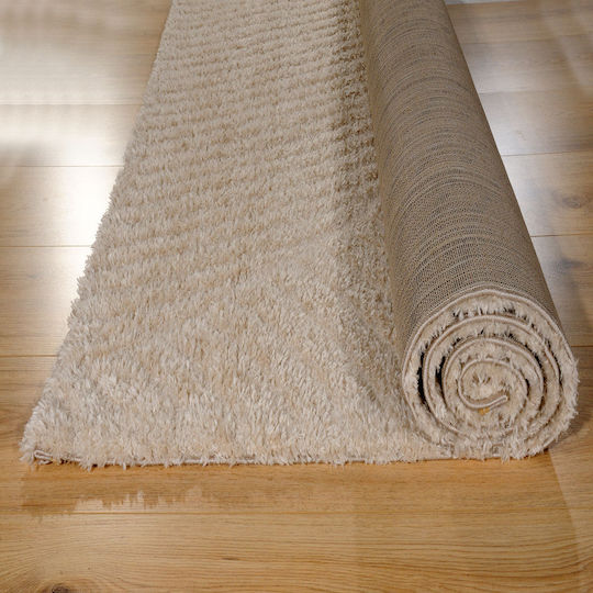 Tzikas Carpets Queen Teppich Rechteckig Synthetisch,Polyester/Cotton/Leather Beige