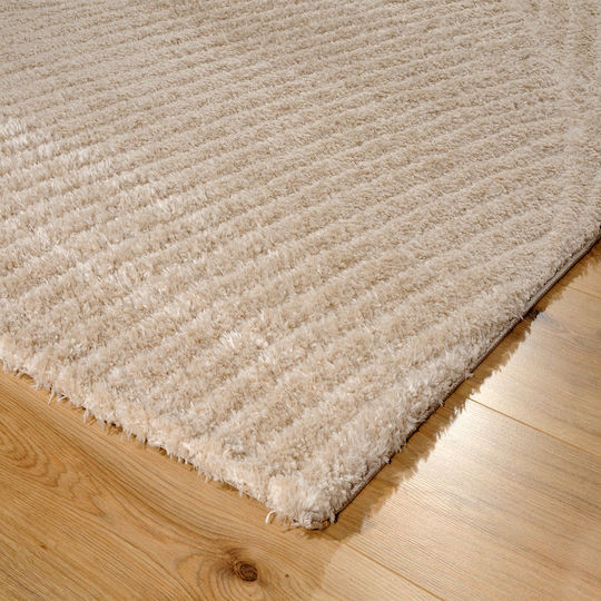 Tzikas Carpets Queen Teppich Rechteckig Synthetisch,Polyester/Cotton/Leather Beige