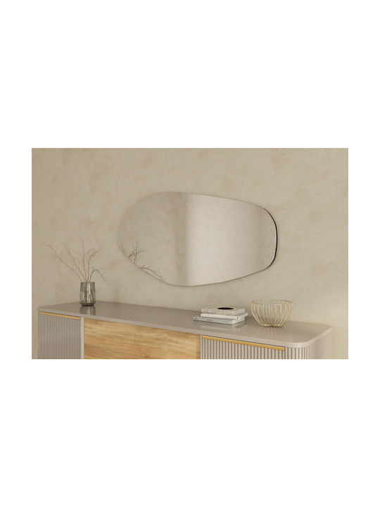 Καθρέπτης Τοίχου Bella 116sam1214 60x2,2x120cm Black Hanah Home Mdf