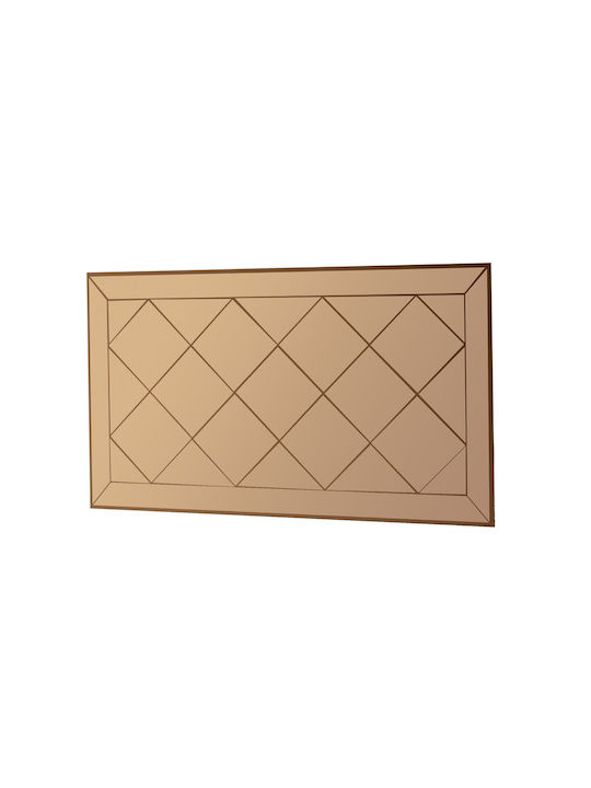 Oglindă de perete Zeora 116sam1165 60x2.2x120cm Bronz Hanah Home MDF