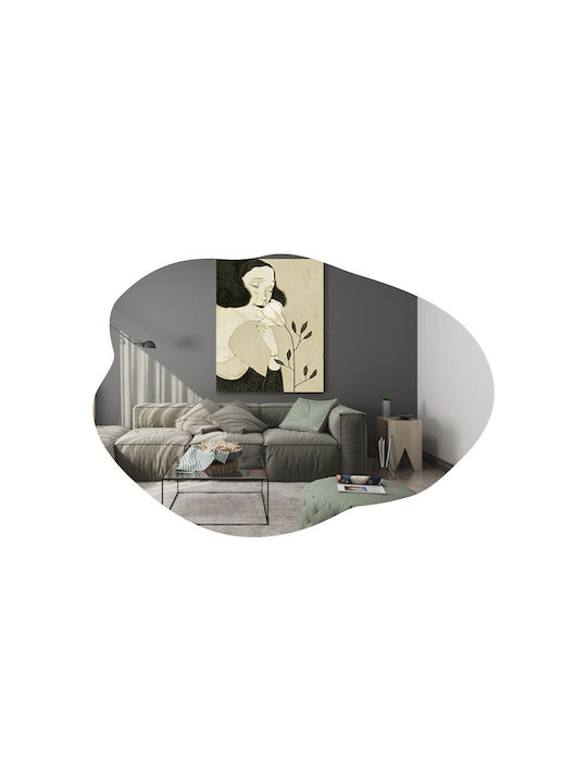 Καθρέπτης Τοίχου Ohho 116sam1102 60x2,2x85cm Black Hanah Home Mdf