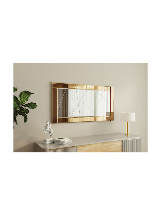 Oglindă de Perete Pierre 116sam1196 60x2.2x120cm Bronz Hanah Home MDF
