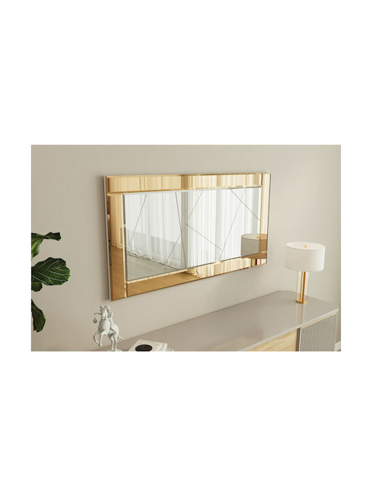 Oglindă de Perete Pierre 116sam1196 60x2.2x120cm Bronz Hanah Home MDF