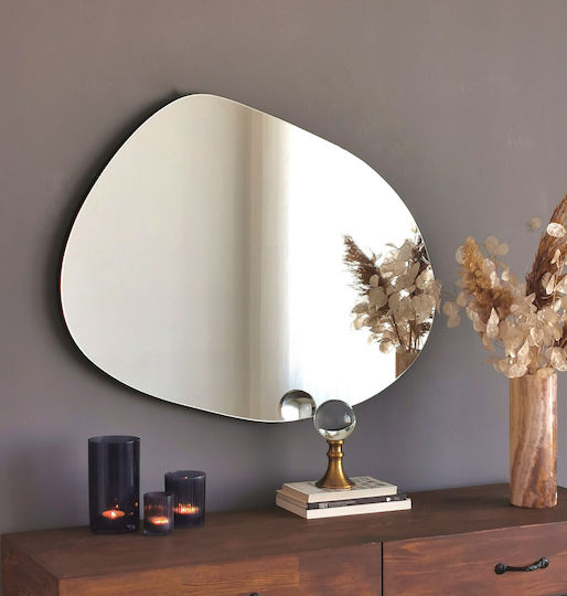 Aberto Design Gusto Oglindă de Perete cu Negru Ramă din Lemn 75x55cm 1buc