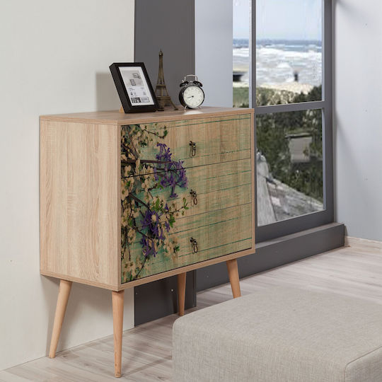 Συρταριέρα Креватокамарас Дървена Trio Multi 80x40x90бр