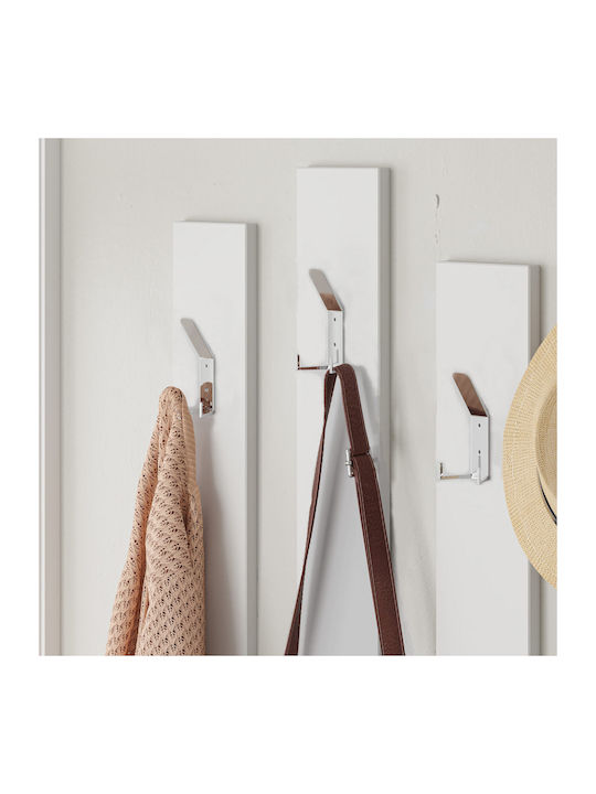 Ramda Έπιπλο Εισόδου με Παπουτσοθήκη White 137x35x154εκ.