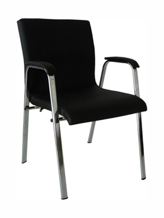 Sessel Gaia mit Armlehnen Black 57x44x85cm 1Stück