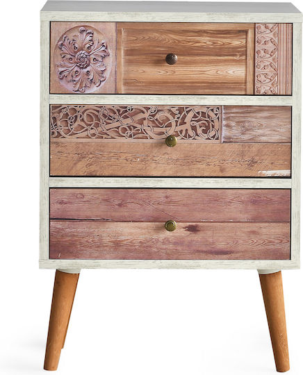 Comodă Liza 854kln3405 50x35x68cm Multicoloră