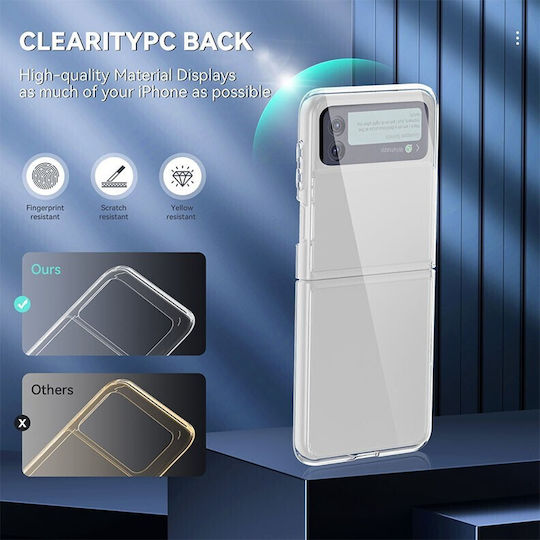 Crystal Umschlag Rückseite Kunststoff Transparent (Galaxy Z Flip3 5G)