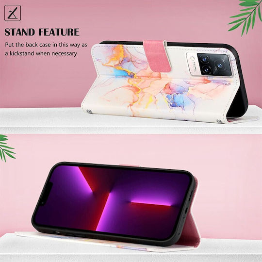 Pattern Wallet Δερματίνης Πολύχρωμο (Vivo V21 5G)