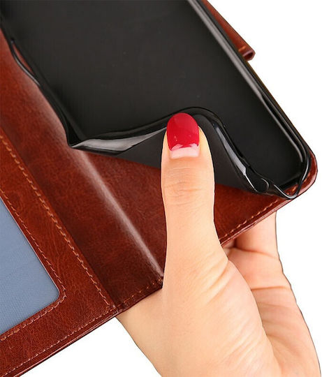 Crystal Texture Wallet Δερματίνης Μπλε (Vivo V21 5G)