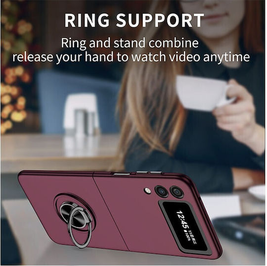 Back Cover Plastic Burgundy (Galaxy Z Flip3)