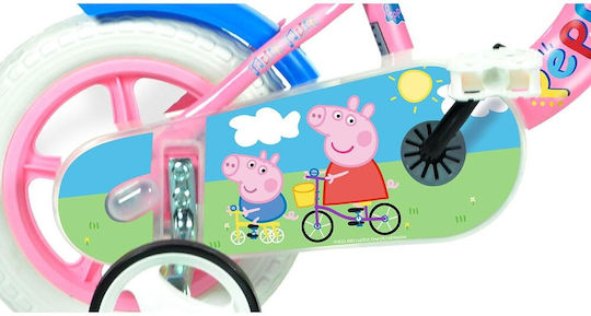 Dino Bikes Peppa Pig 10" Παιδικό Ποδήλατo Πόλης Ροζ