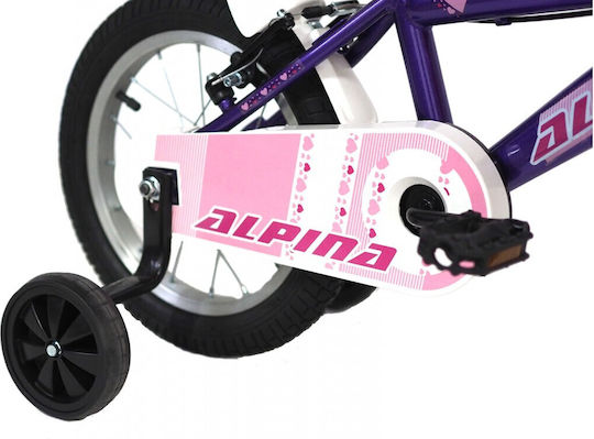 Alpina Beleno 14" Детски Велосипед BMX Лилав
